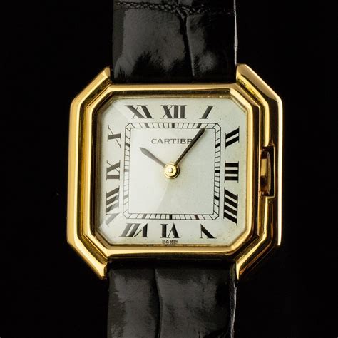 montre cartier ceinture or 18 kt boucle deployant 18kt|cartier belt ceinture.